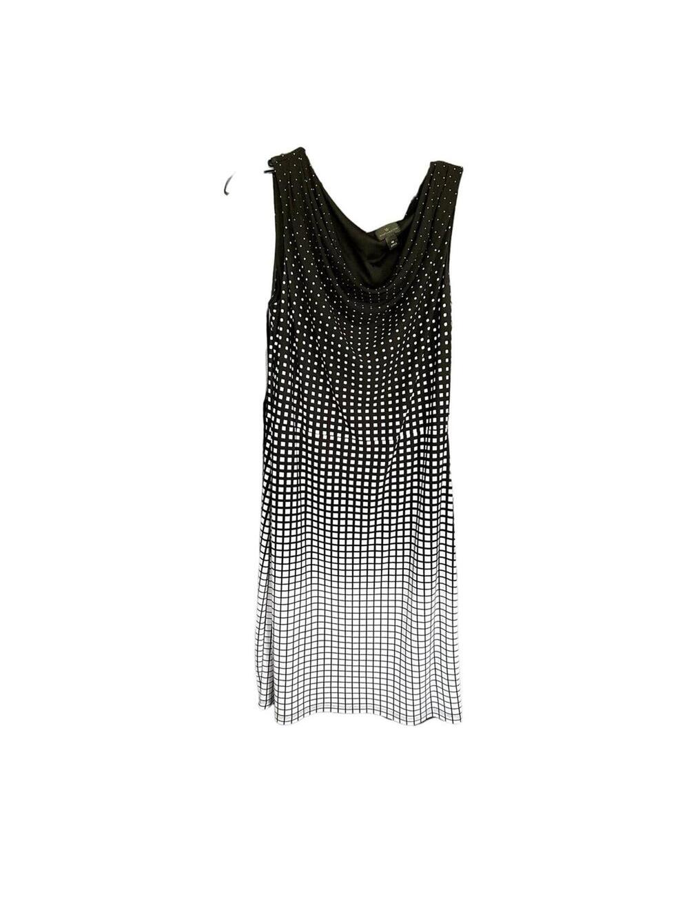 Worthington | Women's Black & White Dress | Size 10 | 0780